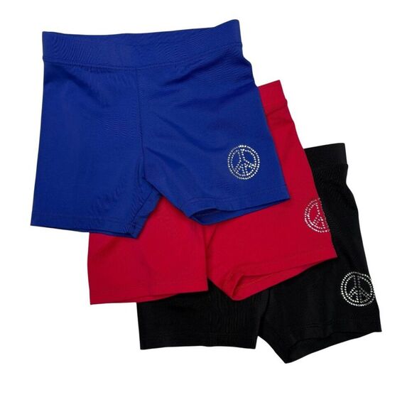 Lucky & Me Ella Girls Dance Shorts for Gymnastics & Dancewear Size 2T - 3T - Picture 1 of 6